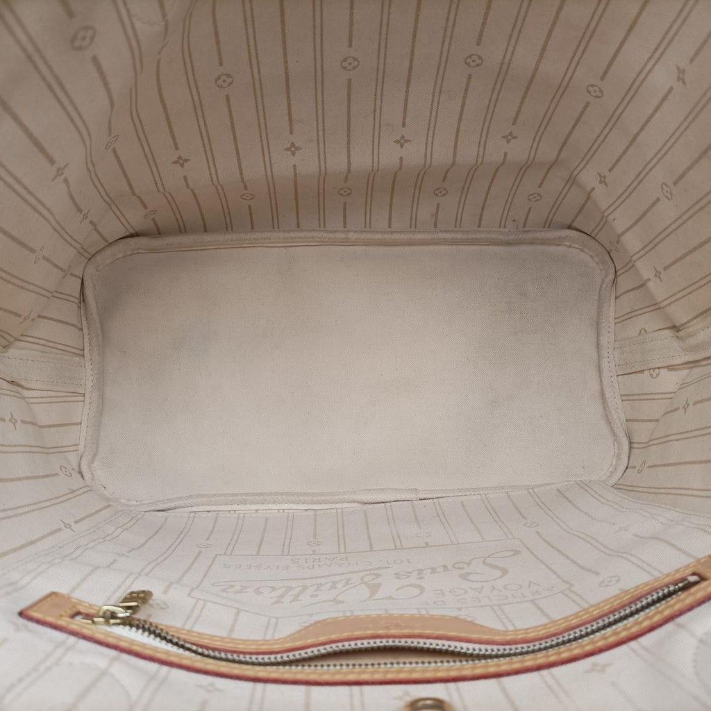 Louis Vuitton Neverfull MM Azur Damier Canvas — view 9