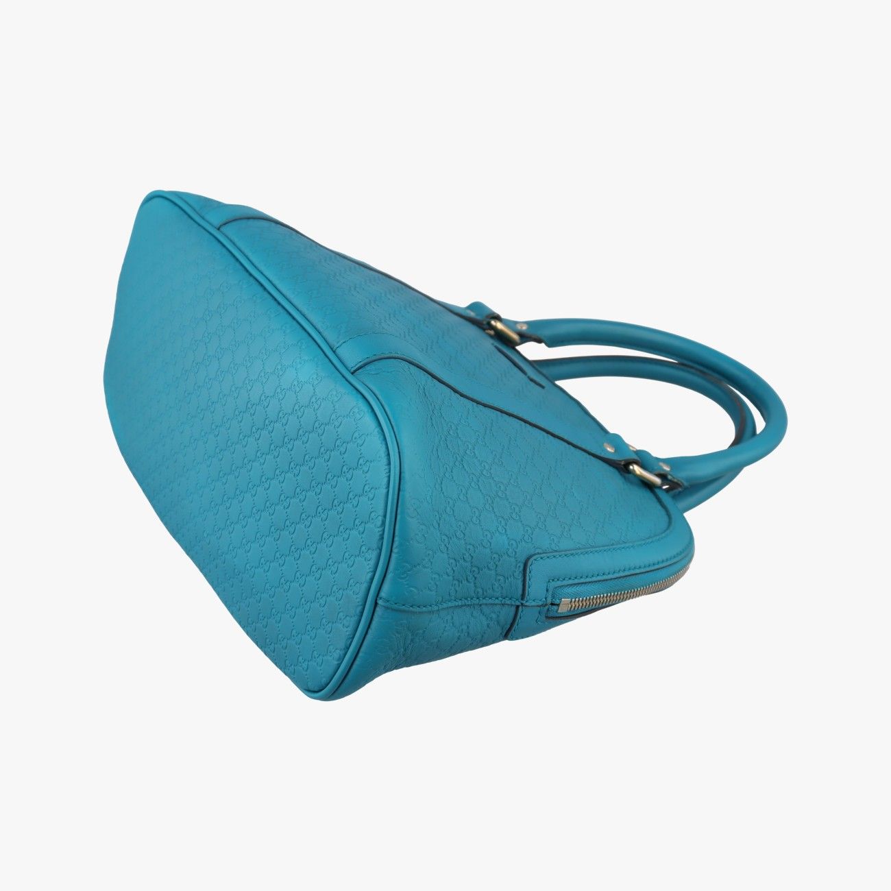 Gucci Micro Guccissima Blue Leather Handbag — view 4