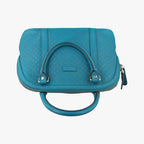 Gucci Micro Guccissima Blue Leather Handbag — view 8