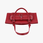 Dior D Charm Red Leather Handbag — view 8
