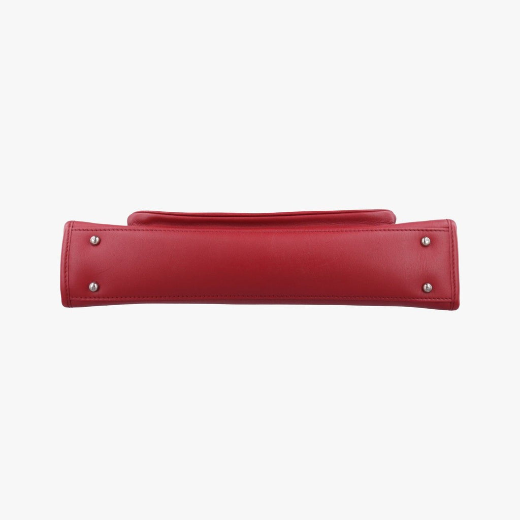 Dior D Charm Red Leather Handbag — view 3