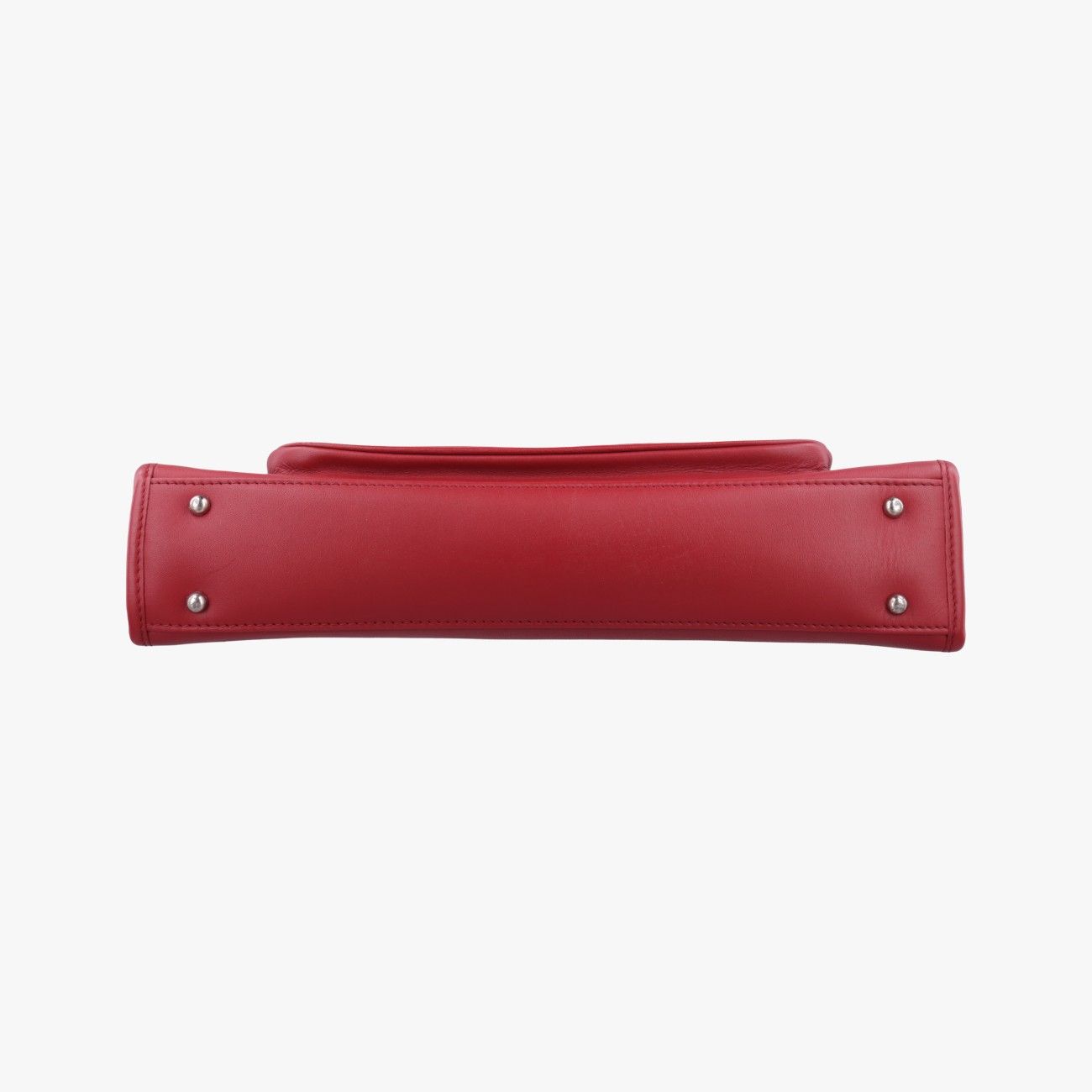 Dior D Charm Red Leather Handbag — view 3