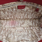 Dior D Charm Red Leather Handbag — view 9