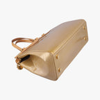 Louis Vuitton Blair MM Beige Poudre Vernis Shoulder — view 5