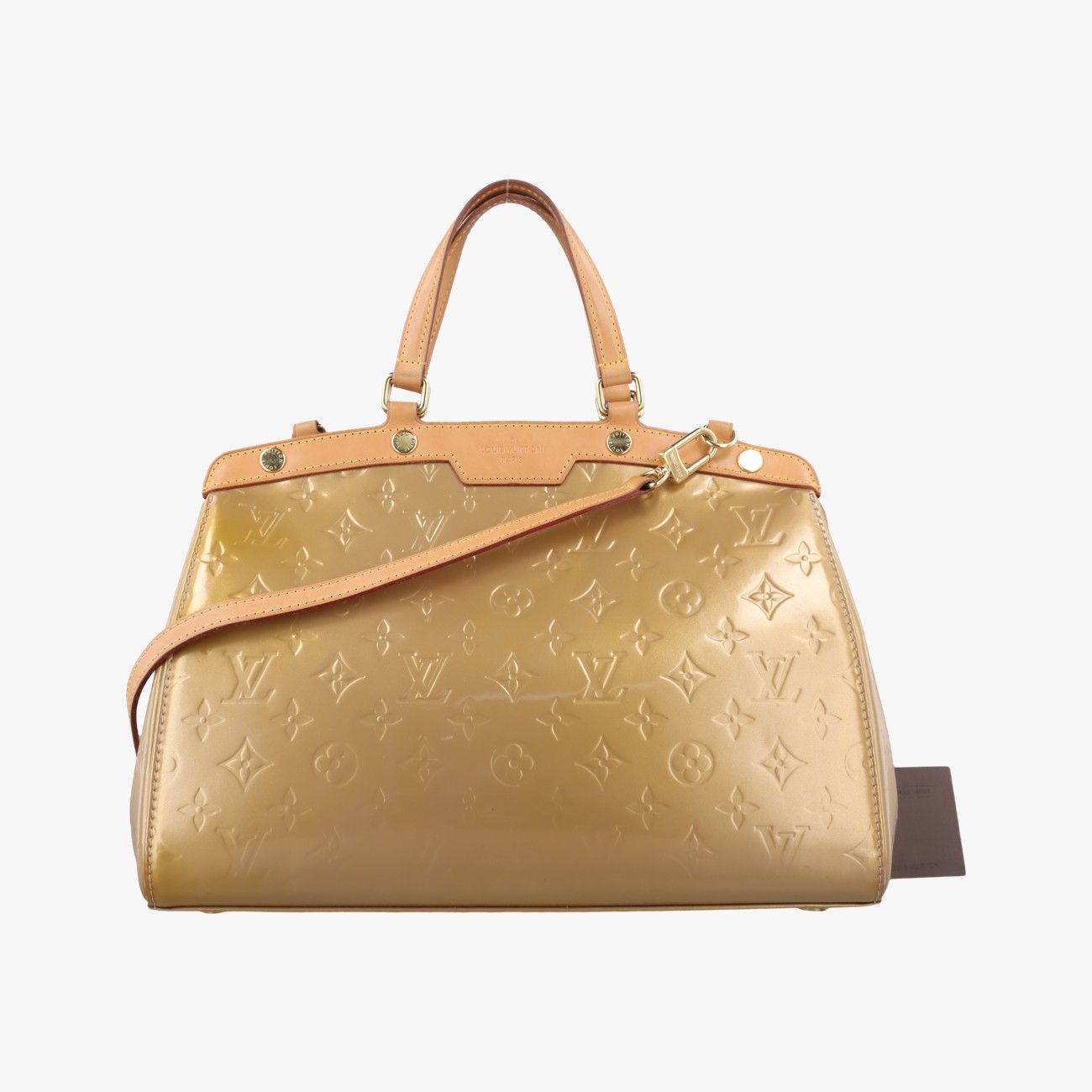 Louis Vuitton Blair MM Beige Poudre Vernis Shoulder