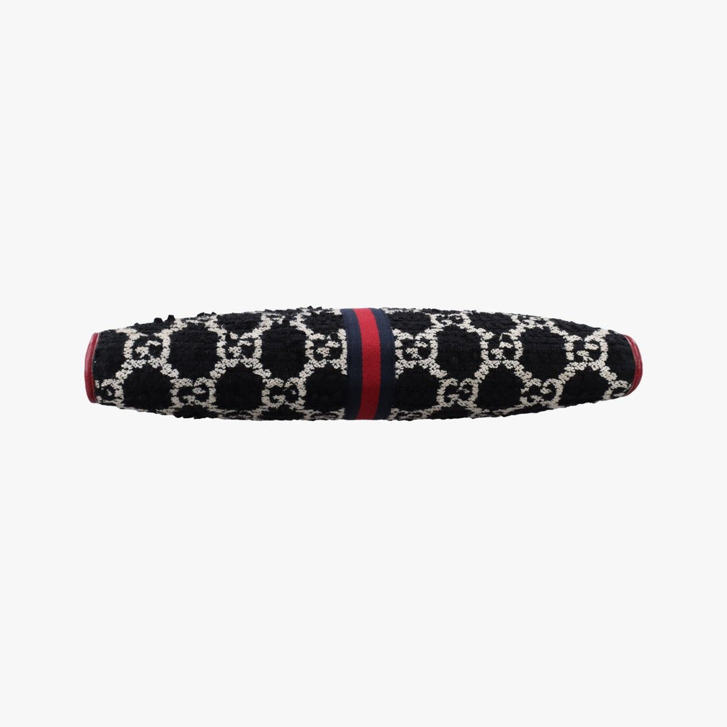 Gucci Rajah Black Red Multi Tweed Leather Shoulder — view 3