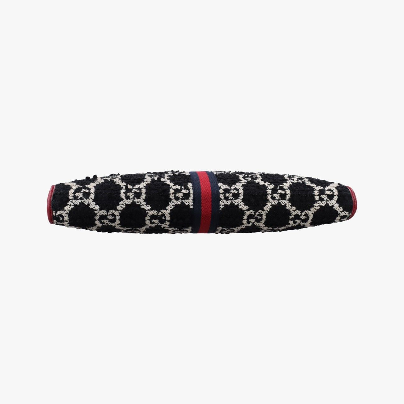 Gucci Rajah Black Red Multi Tweed Leather Shoulder — view 3