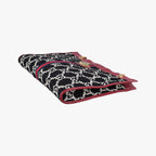 Gucci Rajah Black Red Multi Tweed Leather Shoulder — view 4