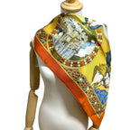 Hermes Carre 90 Victory of the Knights of Justice Scarf Silk — view 4