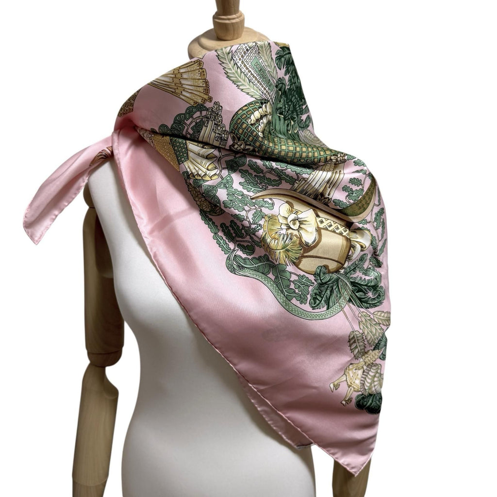 Hermes Carre 90 Chapeau Hat Scarf Silk — view 7