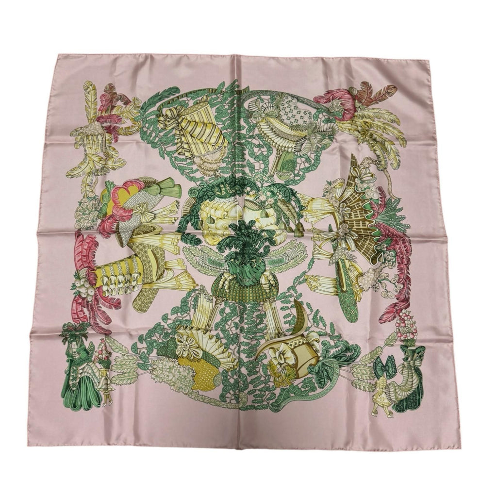 Hermes Carre 90 Chapeau Hat Scarf Silk