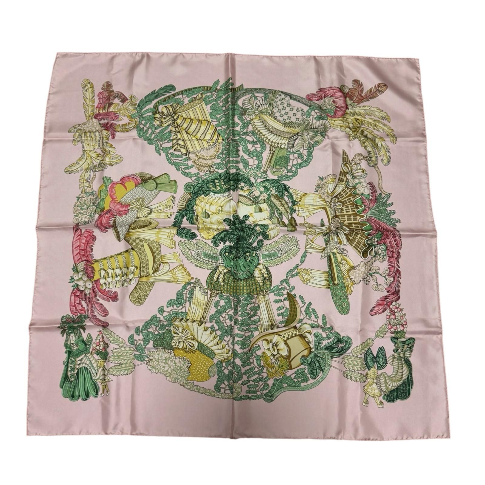 Hermes Carre 90 Chapeau Hat Scarf Silk