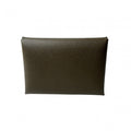 Hermes Calvi Duo Coin Case Vert Roden Epsom