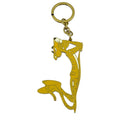 Saint Laurent Pink Panthere Key Holder Key Ring Charm Tiger Yellow Gold Daily