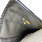 Chanel Chocobar Card Case CC Logo Slide Type Lambskin Black High Quality Daily — view 7