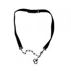 Dior J'adior Logo Choker Rhinestone Velvet Necklace — view 3