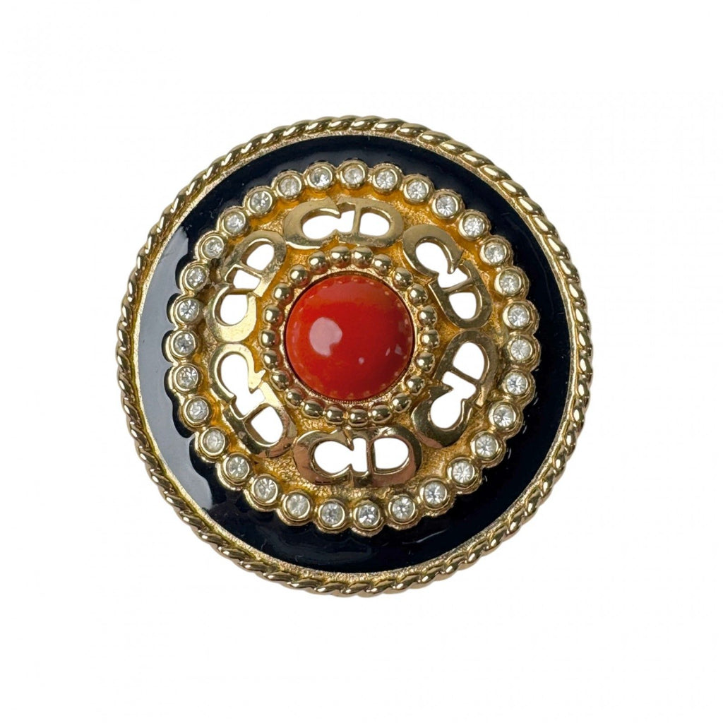 Dior Vintage Brooch Rhinestone