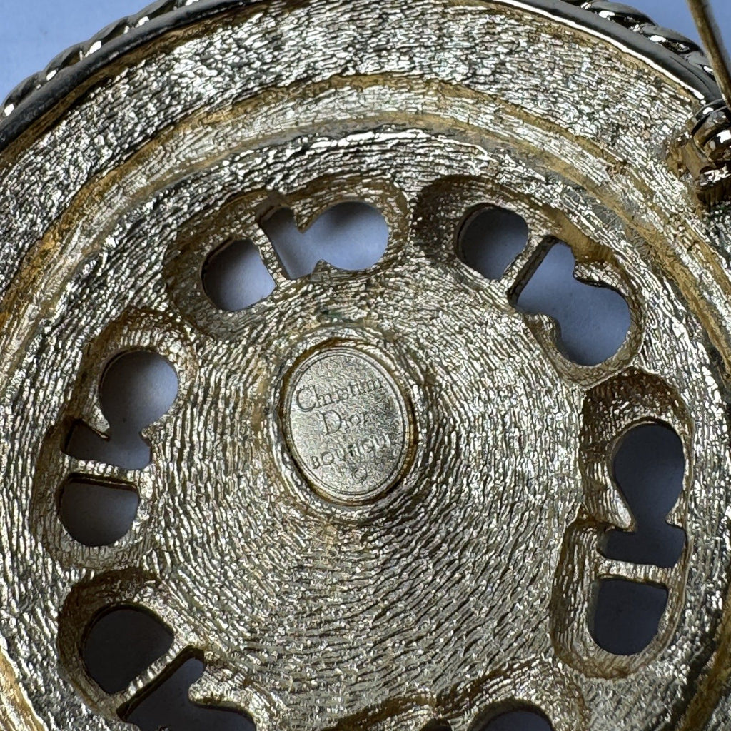 Dior Vintage Brooch Rhinestone — view 4