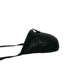 Bottega Veneta Intrecciato Leather Tassel Shoulder Bag Pochette Black — view 5