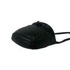 Bottega Veneta Intrecciato Leather Tassel Shoulder Bag Pochette Black — view 8