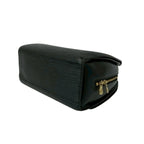 Louis Vuitton Pont Neuf Epi Leather Round Zip Mini Boston Bag Noir — view 8