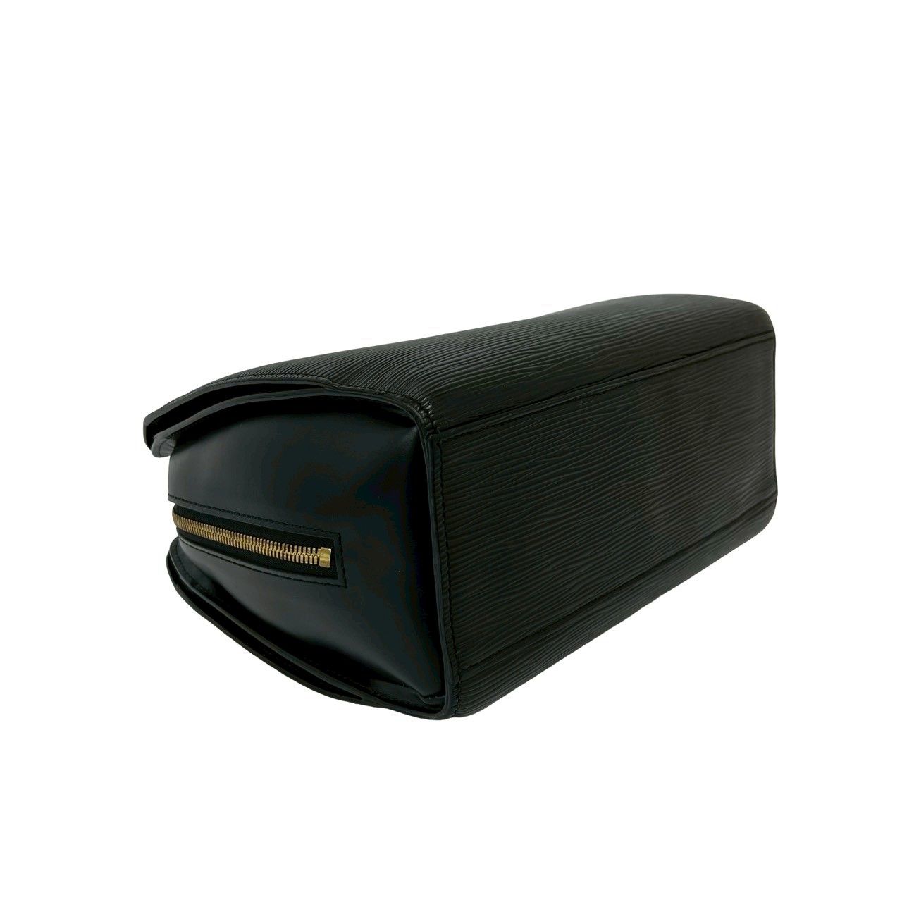 Louis Vuitton Pont Neuf Epi Leather Round Zip Mini Boston Bag Noir — view 7