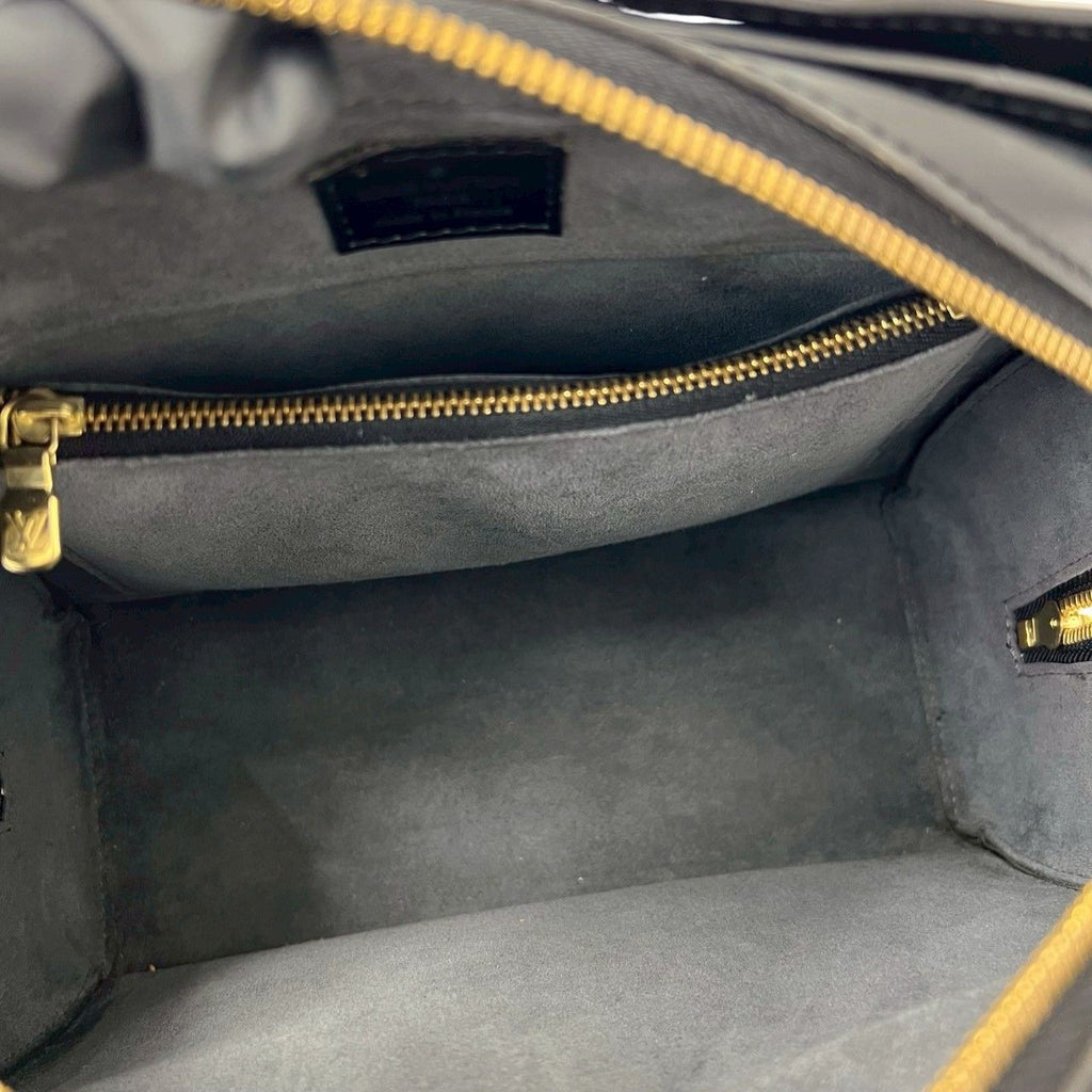 Louis Vuitton Pont Neuf Epi Leather Round Zip Mini Boston Bag Noir — view 9