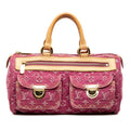 Louis Vuitton Monogram Denim Neo Speedy Handbag Pink