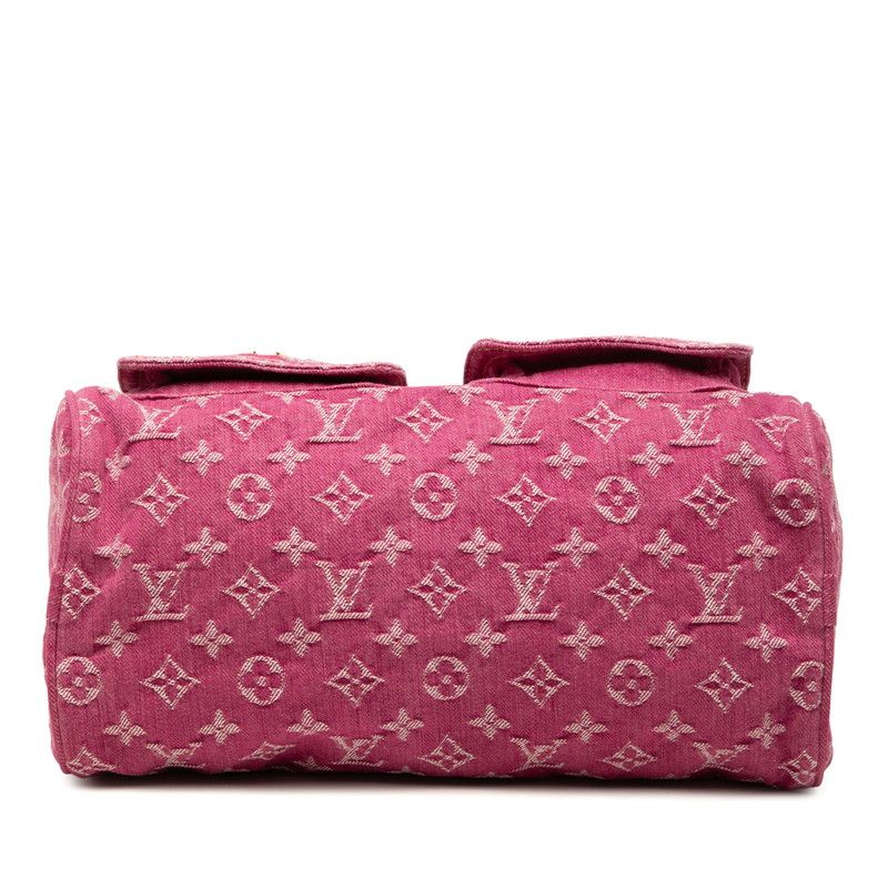 Louis Vuitton Monogram Denim Neo Speedy Handbag Pink