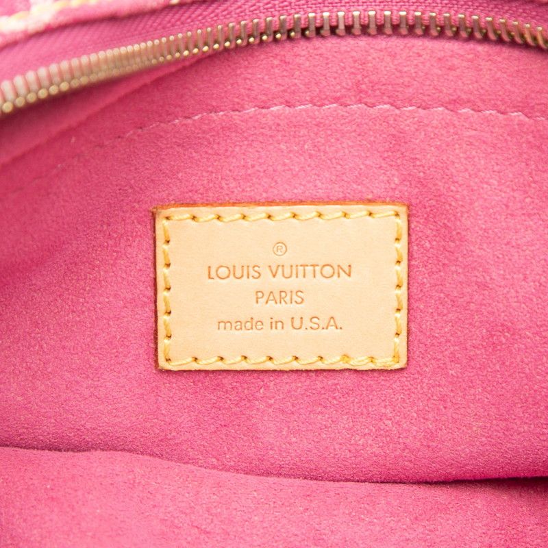 Louis Vuitton Monogram Denim Neo Speedy Handbag Pink
