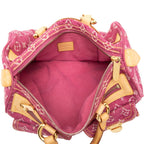 Louis Vuitton Monogram Denim Neo Speedy Handbag Pink
