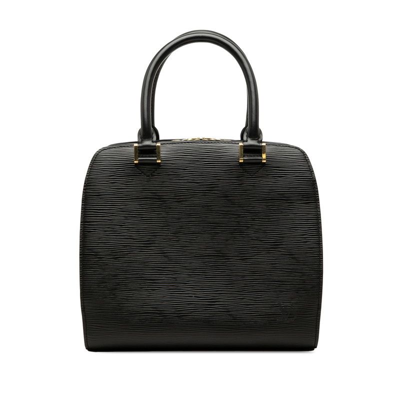Louis Vuitton Epi Pont Neuf Handbag Noir Black Leather