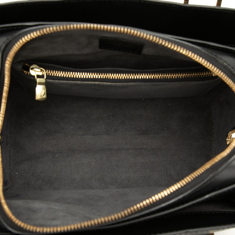 Louis Vuitton Epi Pont Neuf Handbag Noir Black Leather