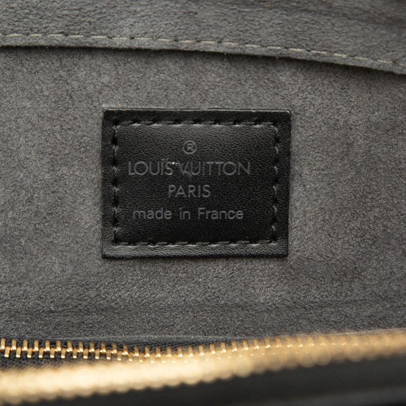 Louis Vuitton Epi Pont Neuf Handbag Noir Black Leather