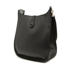 Hermes Evelyne 1 GM Crossbody Shoulder Bag Black Togo