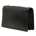 Saint Laurent Crossbody Chain Shoulder Bag Black Leather