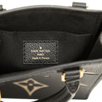 Louis Vuitton Monogram Empreinte Petite Sac Plat 2-Way Shoulder Bag Noir Black