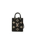 Louis Vuitton Monogram Empreinte Petite Sac Plat 2-Way Shoulder Bag Noir Black