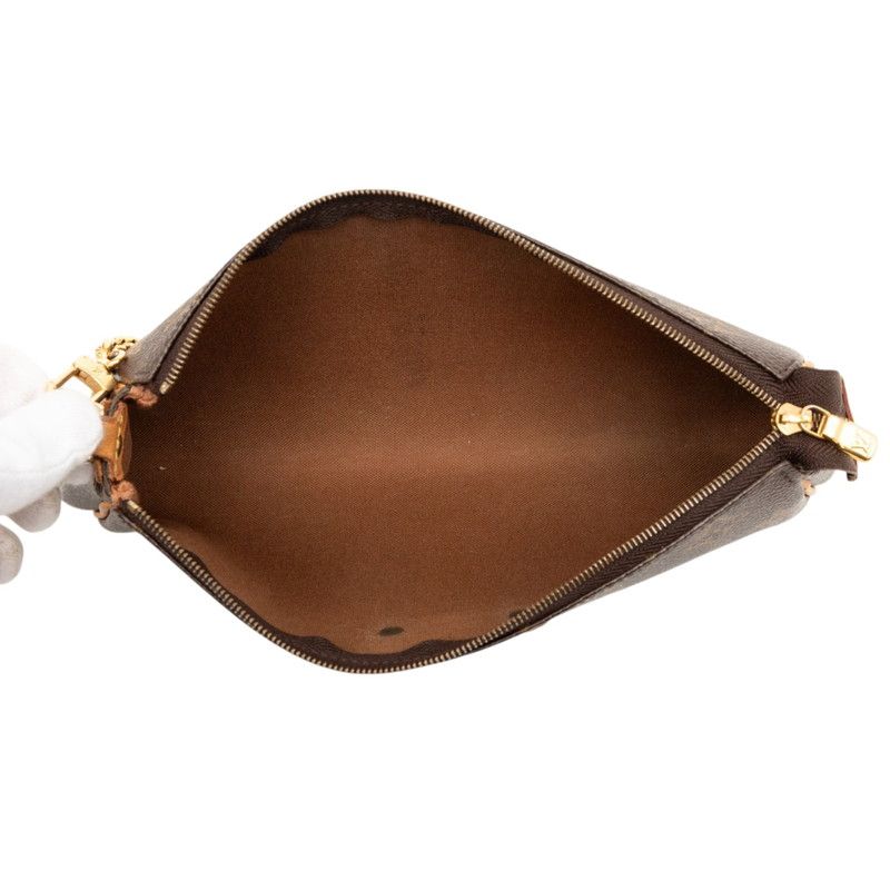 Louis Vuitton Monogram 2-Way Shoulder Bag Crossbody Brown Leather