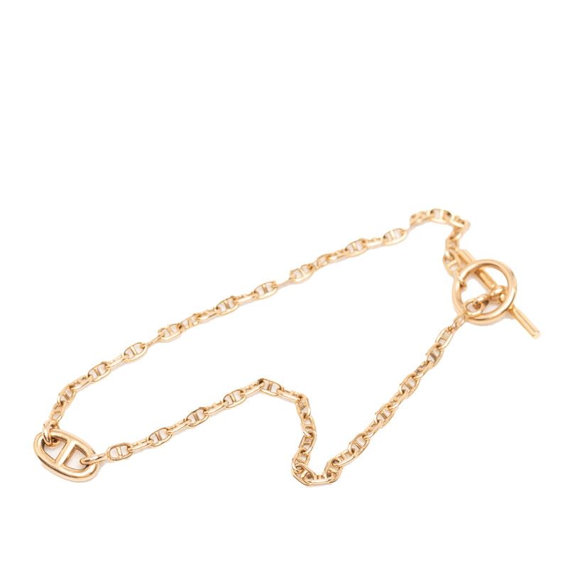 Hermes Chaine D'ancre Farandole ST Bracelet 18k Pink Gold 750