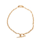 Hermes Chaine D'ancre Farandole ST Bracelet 18k Pink Gold 750