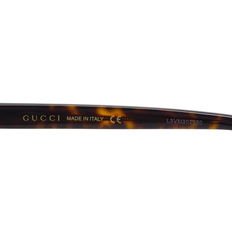 Gucci Interlocking Wellington Sunglasses Brown Acetate Eyewear