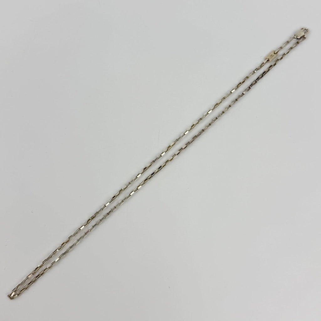 Gucci Plate Chain Necklace Silver Vintage — view 3