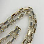 Gucci Plate Chain Necklace Silver Vintage — view 7