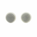 Chanel CC Logo Earrings for Both Ears Gray Silver