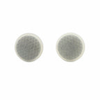 Chanel CC Logo Earrings for Both Ears Gray Silver