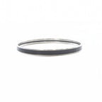 Hermes Uni Enamel Bracelet Bangle Black — view 2
