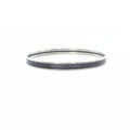 Hermes Uni Enamel Bracelet Bangle Black