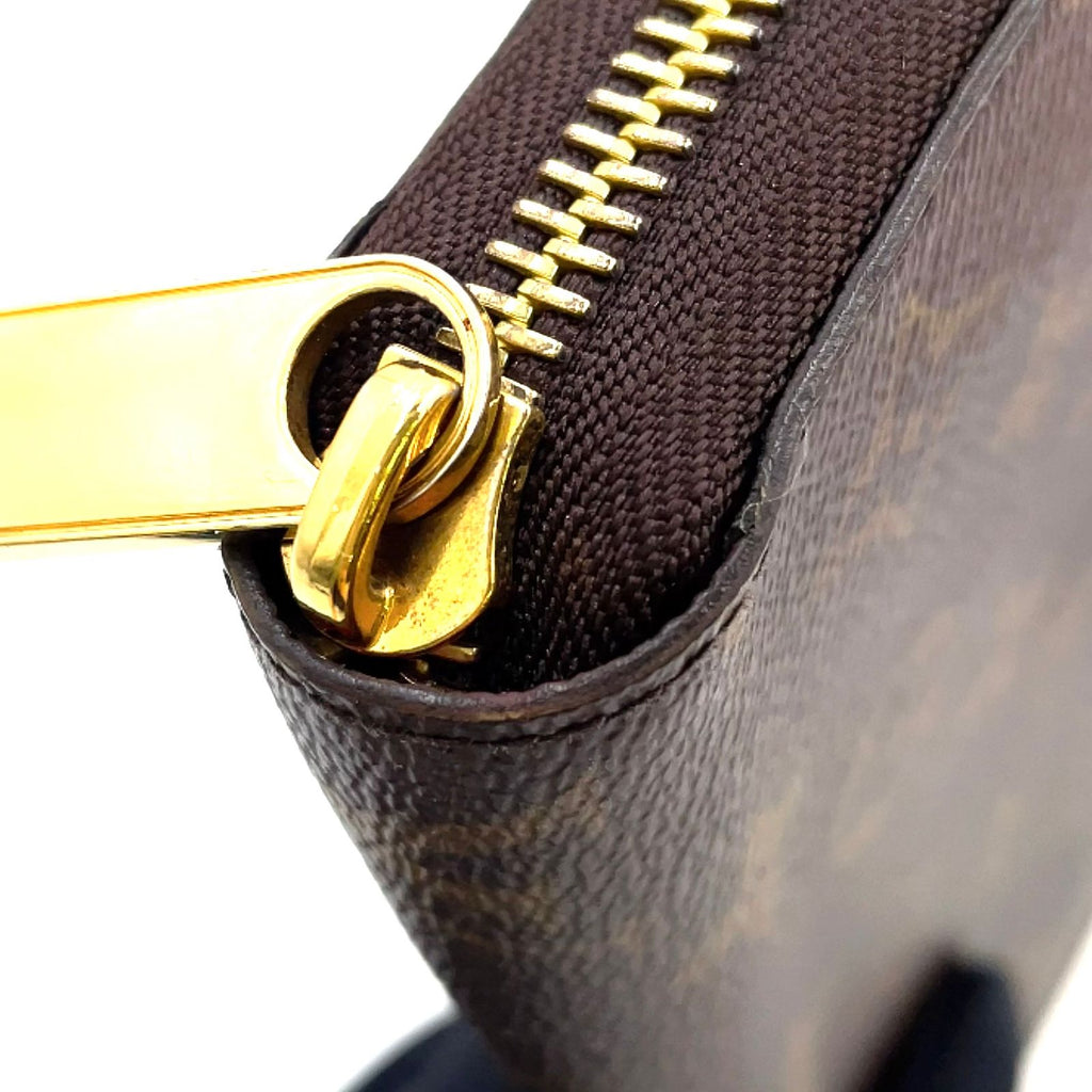 Louis Vuitton Zippy Wallet Monogram Fuchsia Leather Pink Purple Brown Round Gold — view 7