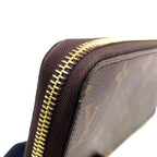 Louis Vuitton Zippy Wallet Monogram Fuchsia Leather Pink Purple Brown Round Gold — view 6
